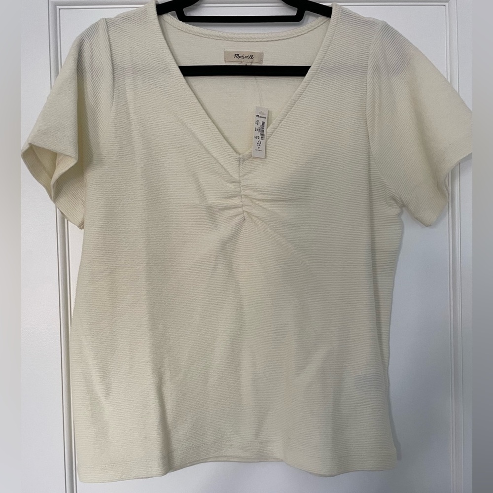 NEW Madewell cream top